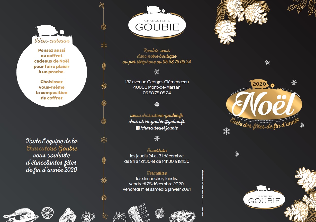 Carte Des Fetes De Fin D Annee Charcuterie Goubie Carte Des Fetes De Fin D Annee Charcuterie Goubie
